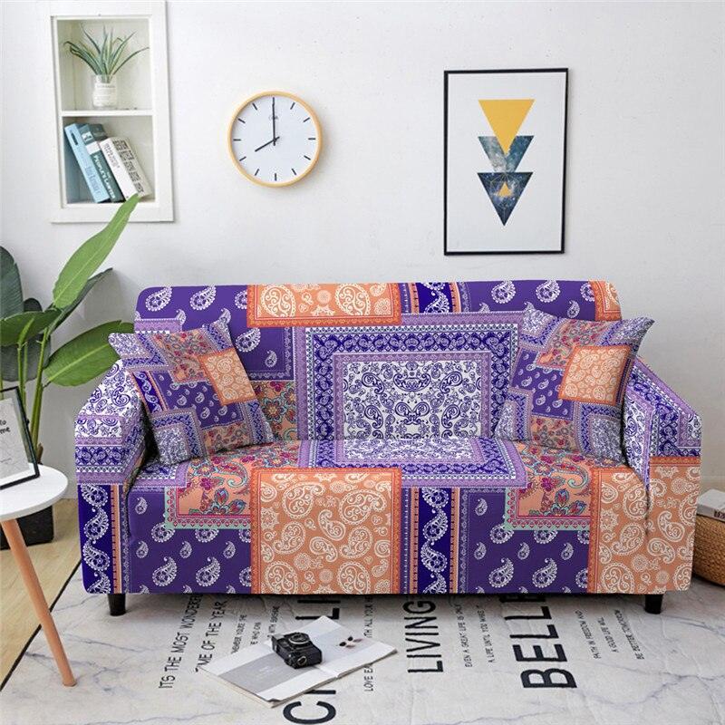 Mandala Elastic Stretch Sofa/Couch Cover - Pretty Little Wish.com