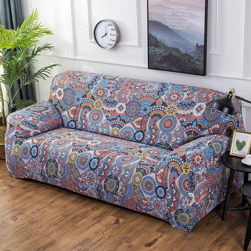 Multi-Color Bohemian Pattern Sofa Couch Cover - Pretty Little Wish.com