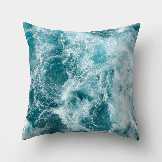 Ocean Sea WaveCushion Cover - Pretty Little Wish.com
