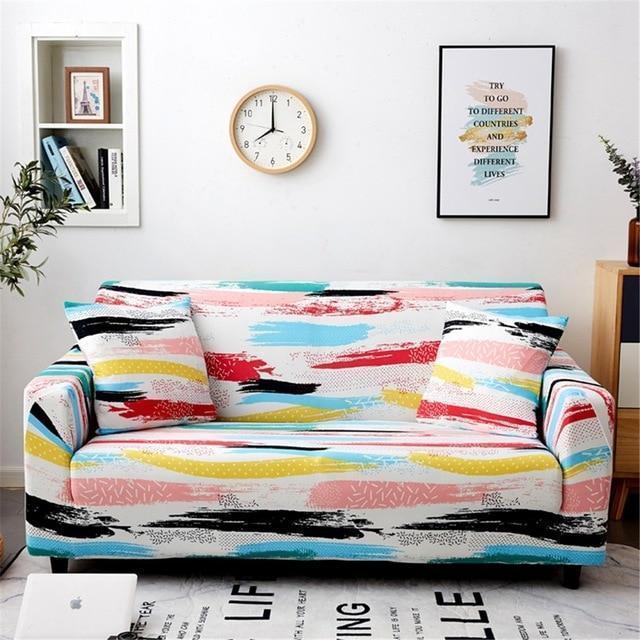 Plaid Sofa Cover Stretch Furniture Cover - Pretty Little Wish.com