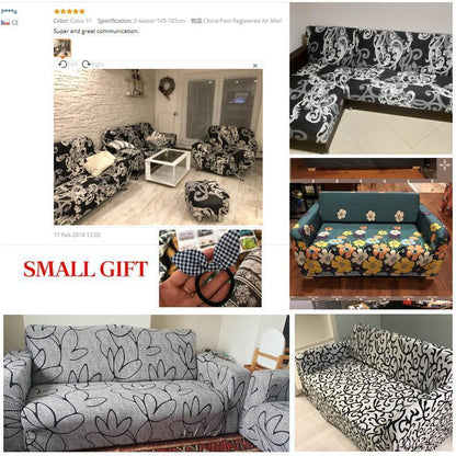 Plush Sofa Cover Stretch Solid Color Thick Slipcover Sofa Covers for Living Room Pets Chair Cover Cushion Cover Sofa Towel 1PC - Pretty Little Wish.com
