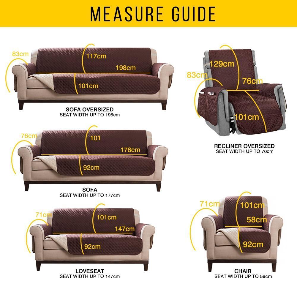Recliner Cover Pet Dog Kids Mat Furniture Protector Sofa Covers For Living Room Armrest Slipcovers 1/2/3 Seat Sofa Cover Elastic - Pretty Little Wish.com