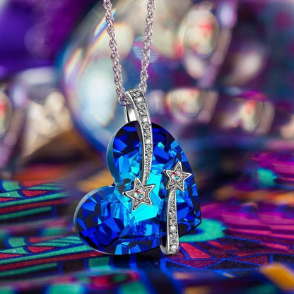 Shooting Stars Crystal Necklace - Pretty Little Wish.com