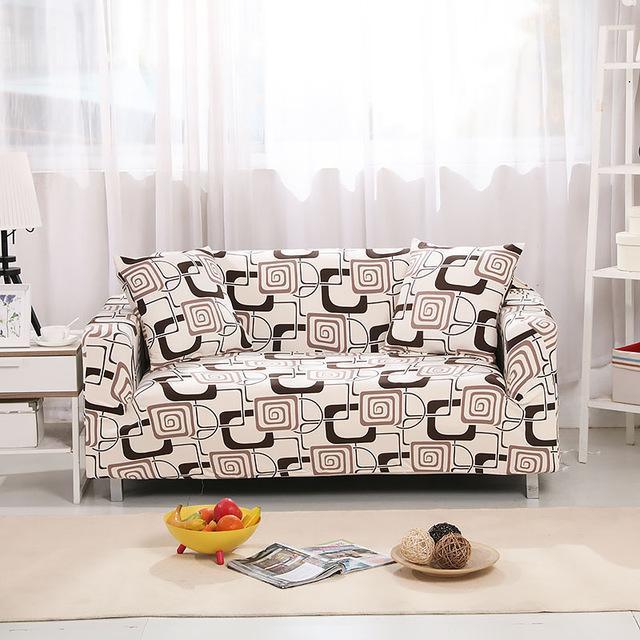 Stretch Sofa Cover for Living Room Couch Cover L shape Armchair Cover Single/Two/Three seat - Pretty Little Wish.com