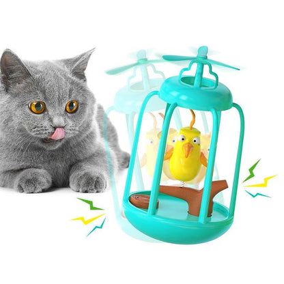 Windmill Tumbler Swing Bird Toy for Cat - Pretty Little Wish.com