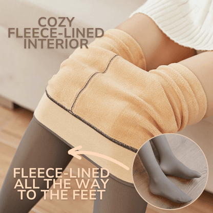 Chill-Proof Fleece Fashion Leggings - Pretty Little Wish.com