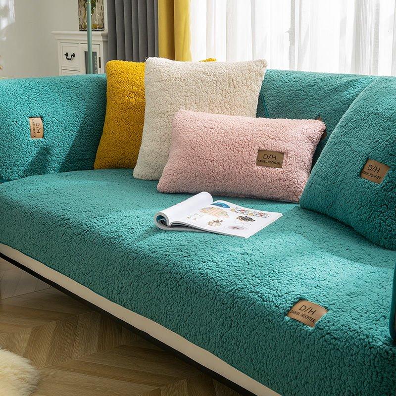 Flixeria's D/H modern solid sofa cover™ - Pretty Little Wish.com