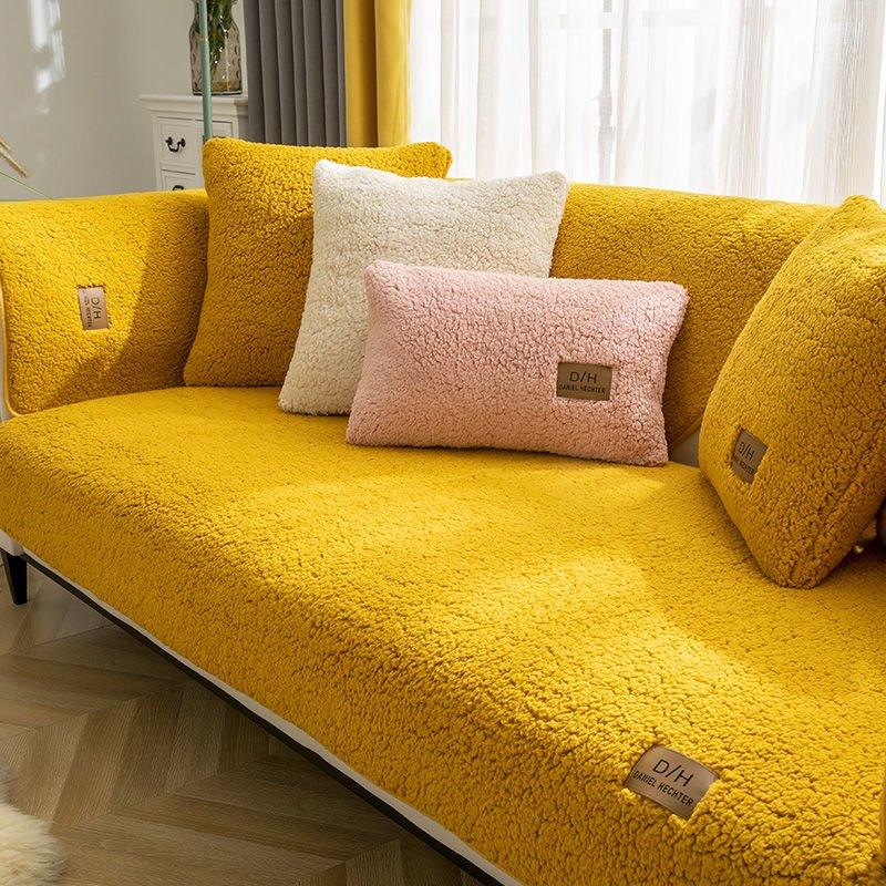Flixeria's D/H modern solid sofa cover™ - Pretty Little Wish.com